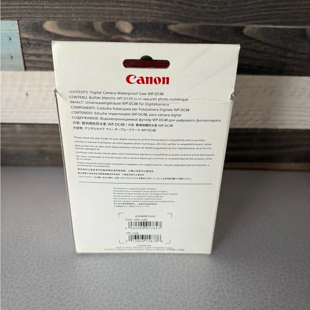 Canon WP-DC48 Waterproof Case for Canon Powershot Digital Camera NEW IN BOX